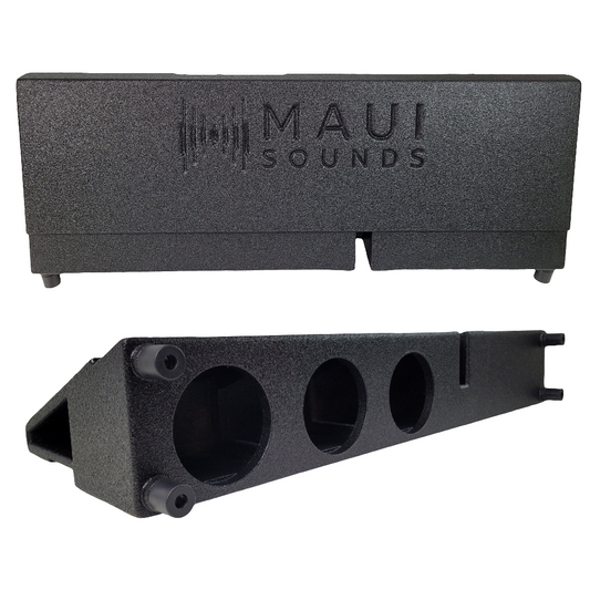 2005 up to 2023 TACOMA DOUBLE CAB PORTED ENCLOSURE WITHOUT SUBS   (DEMO VIDEO IN LAST SLIDE)