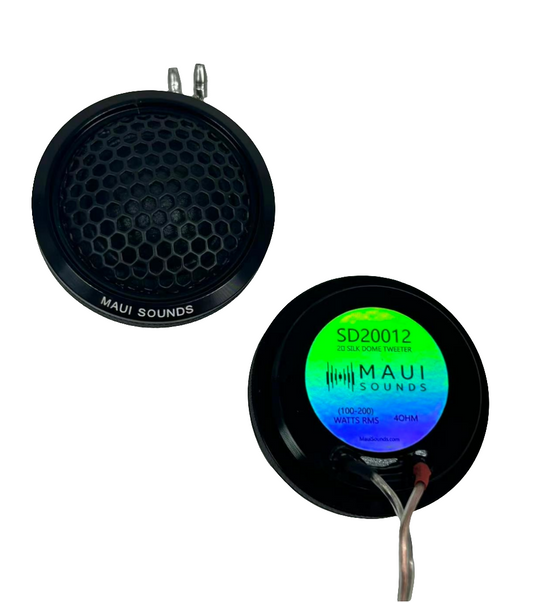 Maui Sounds SD20012 - 2" Silk Dome Tweeters (pair)