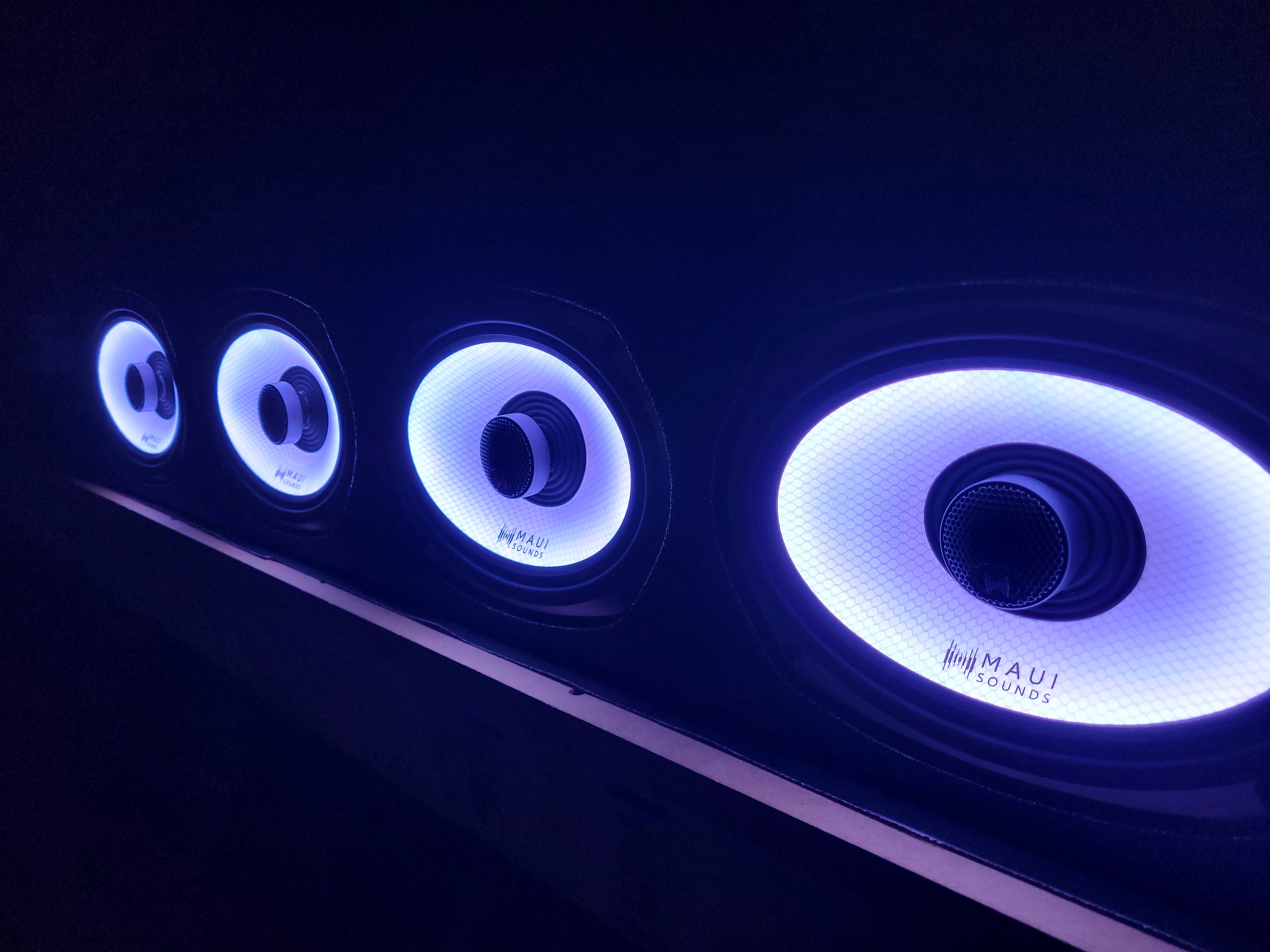 Maui Sounds Quad 6x9 Rack with RGB LED lights. – MAUI SOUNDS