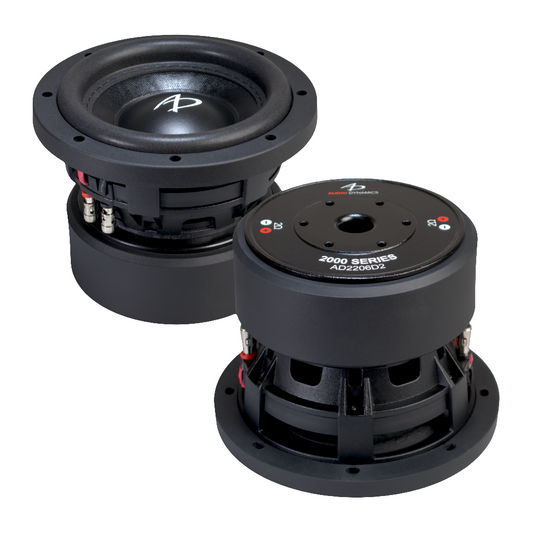 Audio Dynamics AD2206 6.5" dual 2 ohm