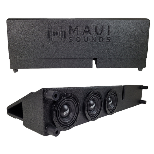 2005 up to 2023 TACOMA DOUBLE CAB PORTED ENCLOSURE WITH (3) SUNDOWN AUDIO U SERIES 6.5" SUBS (DEMO VIDEO IN LAST SLIDE)